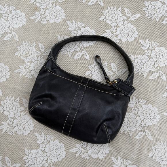 Coach Handbags - Coach Ergo Legacy Hobo Shoulder Bag Black Leather